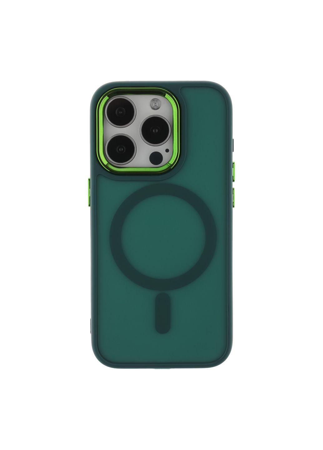 Чохол TPU+PC with Magsafe для iPhone 15 Pro Max Green No Brand Apple iPhone 15 Pro Max 2023 (336152956)