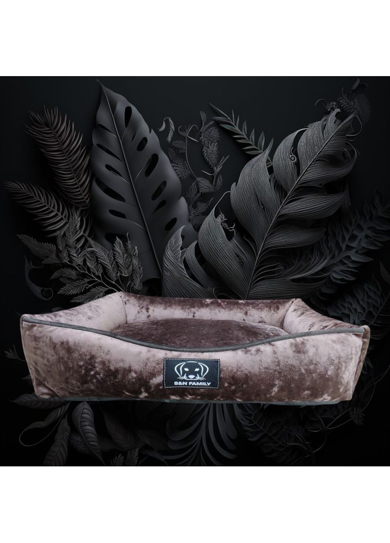 Лежанка 125х90х20см из текстиля для больших собак "Sapphire Сocoa" ( ) S&N Family (361204469)