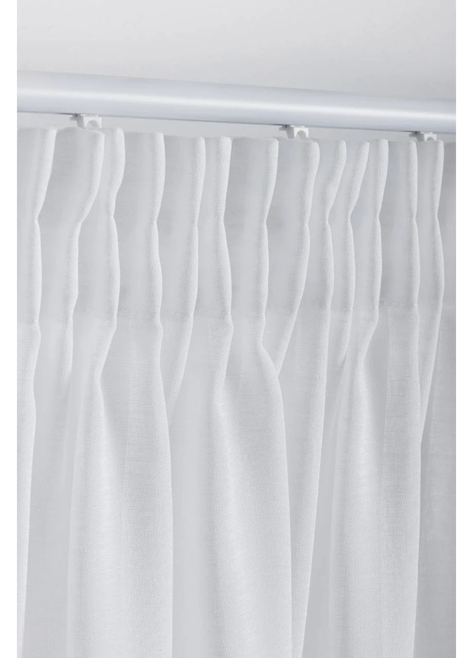 Лляна тюль 4м х від 2,5м до 3м HYGG (370598675)