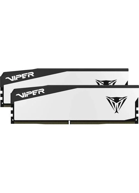 Память 16Gb x 2 (32Gb Kit) DDR5, 5600 MHz, Viper Elite 5, White, 36-36-36-68, 1.25V, с радиатором (VEB532G5636KW) VEB532G5636KW Patriot (395968640)