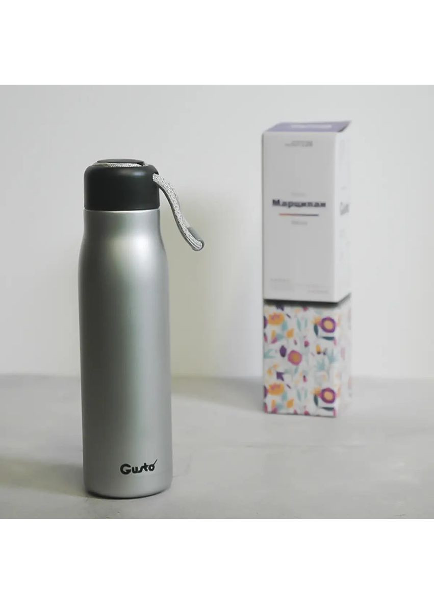 Термос питьевой Марципан GT128 500 мл серый Gusto (360643328)
