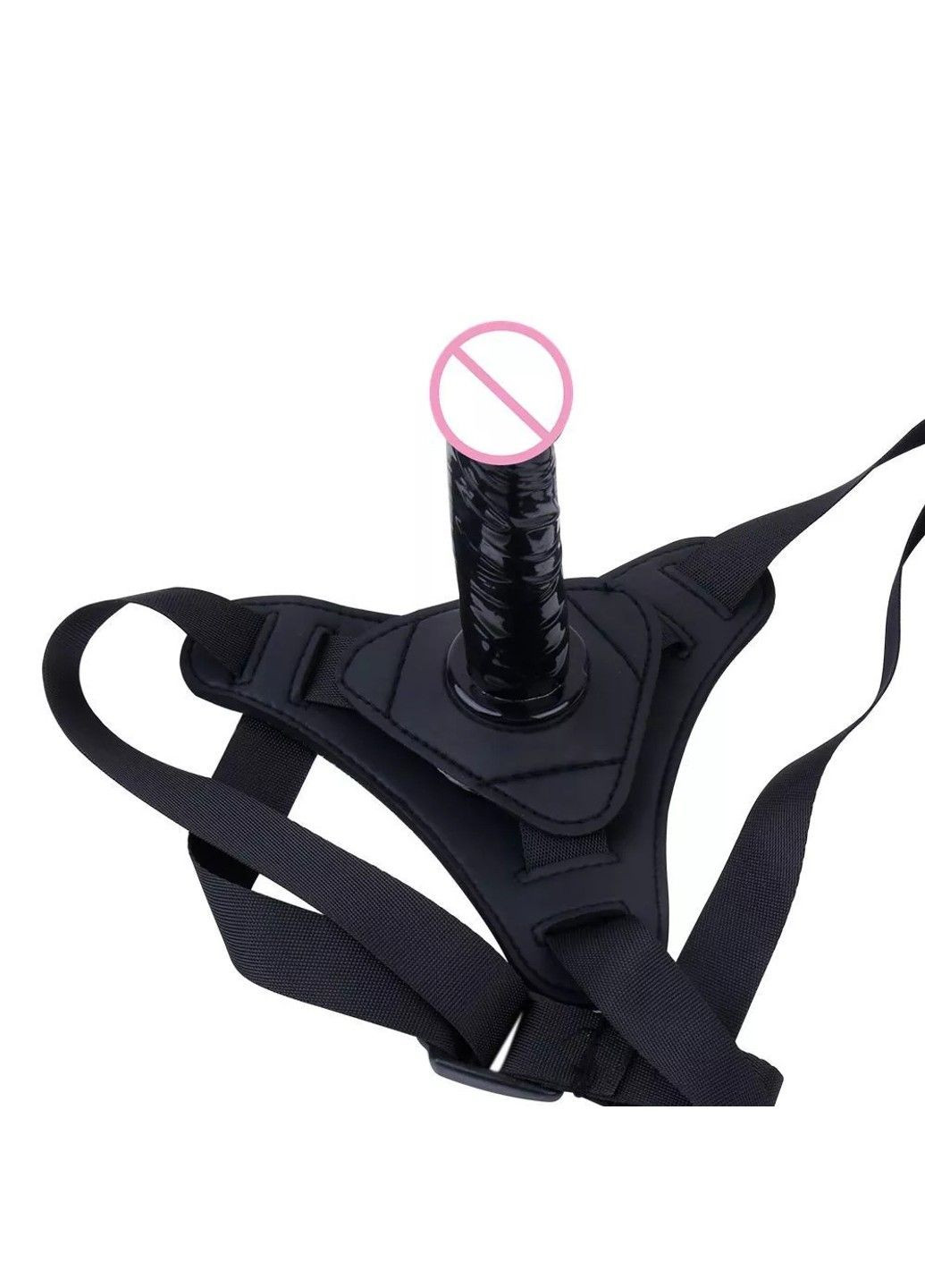 Поясной пристегивающийся фаллоимитатор для женщин ( Страпон) черного цвета We Love (284279353)