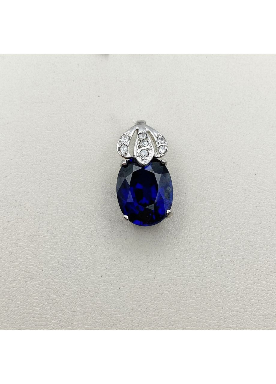Кулон срібний із сапфіром 3,97 г No Brand (369737285)