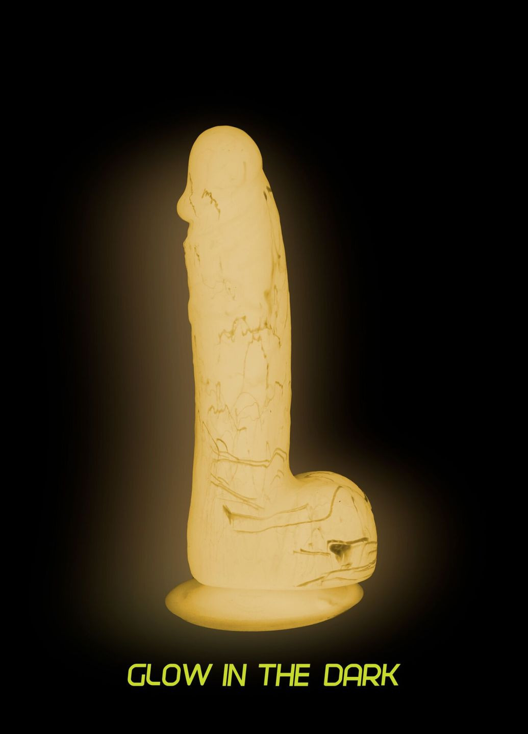 Светящийся в темноте фаллоимитатор - BRANDON - 7.5" - PINK G.I.D. /w PB, 19 см, силико ADDICTION (369946255)