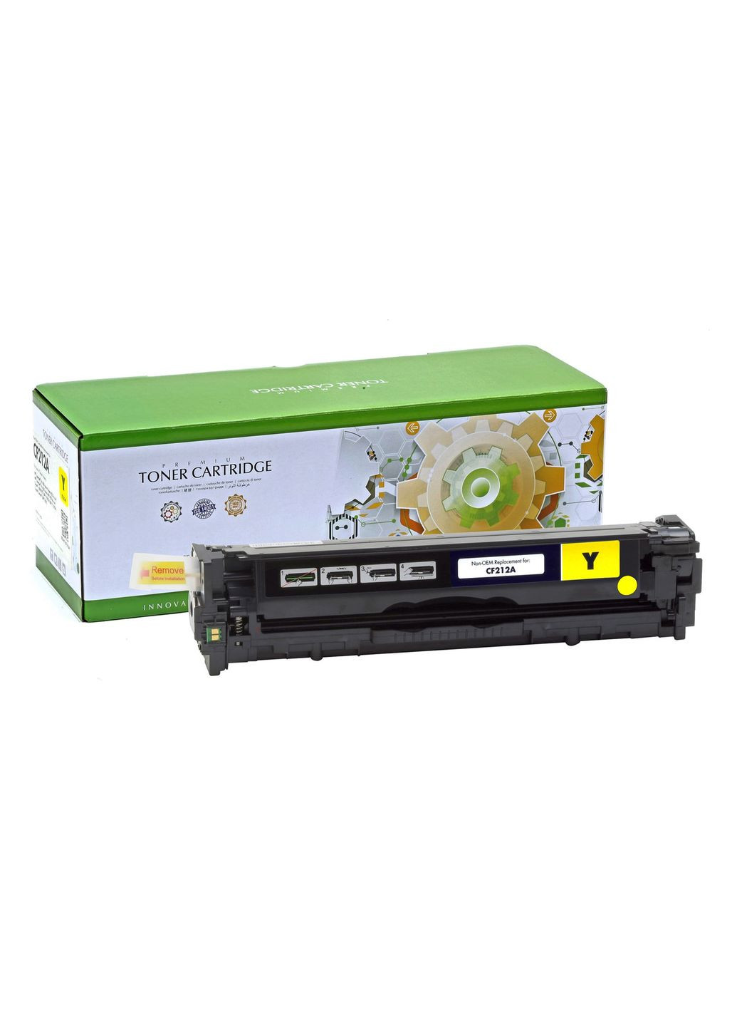 Картридж для HP CF212A/CB542A/CE322A, Canon 716/731 yellow (002-01-RB542AU) Static Control (341084487)