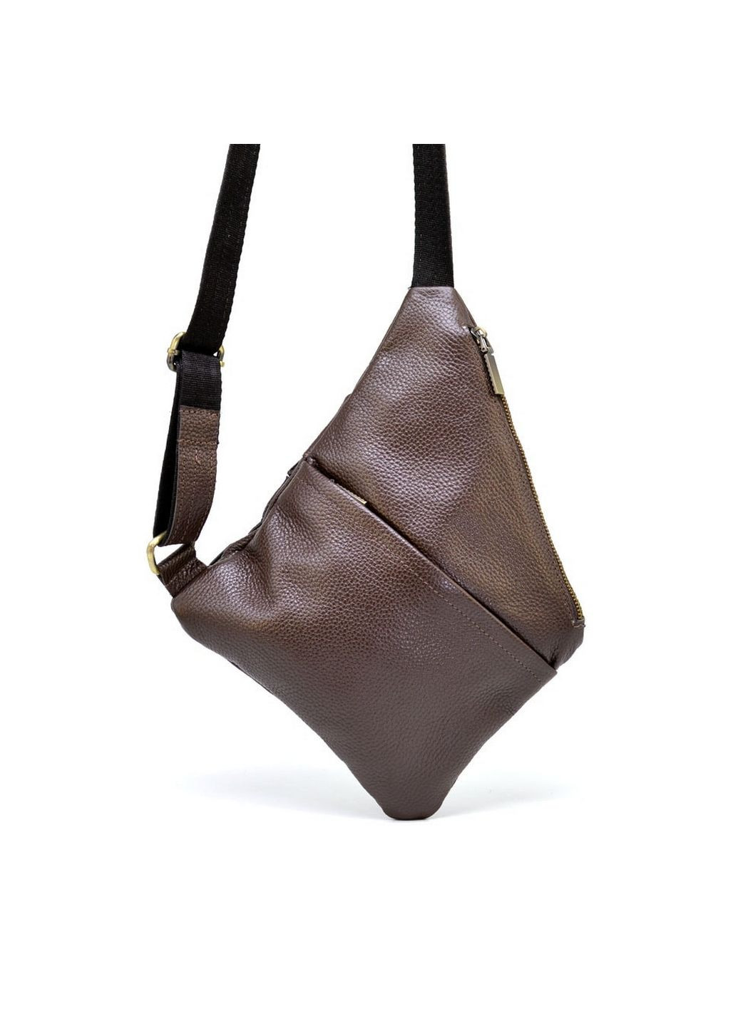 Шкіряна сумка-слінг 23х21х4 см TARWA (315872579)