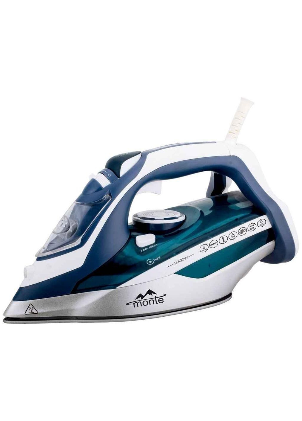 Утюг 2800Вт МТ-1517 керамическая подошва, автоотключение ТМ Monte (350198713)