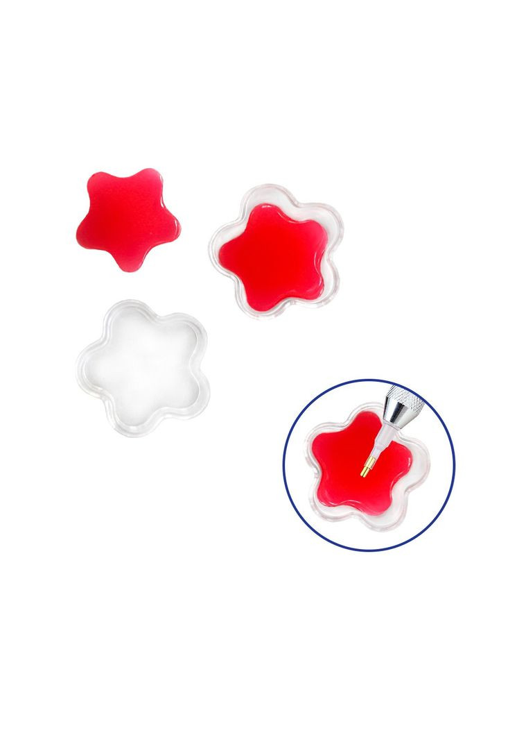 Аксесуари для алмазної вишивки Клей для алмазної мозаїки Flower червоний GL701 Brushme (313402589)