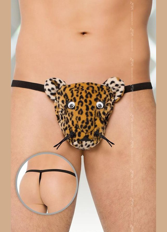 Трусы Thongs 4510 Леопардовые - CherryLove SoftLine (296623351)