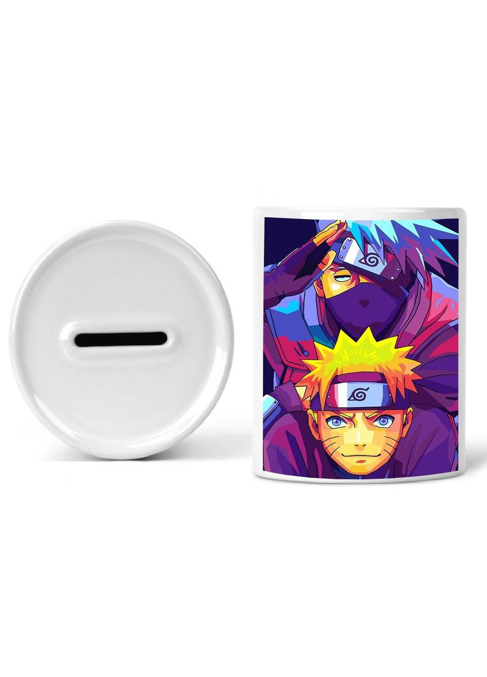 Копилка, копилка для денег Аниме Наруто #0025 белая керамическая No Brand (315041228)