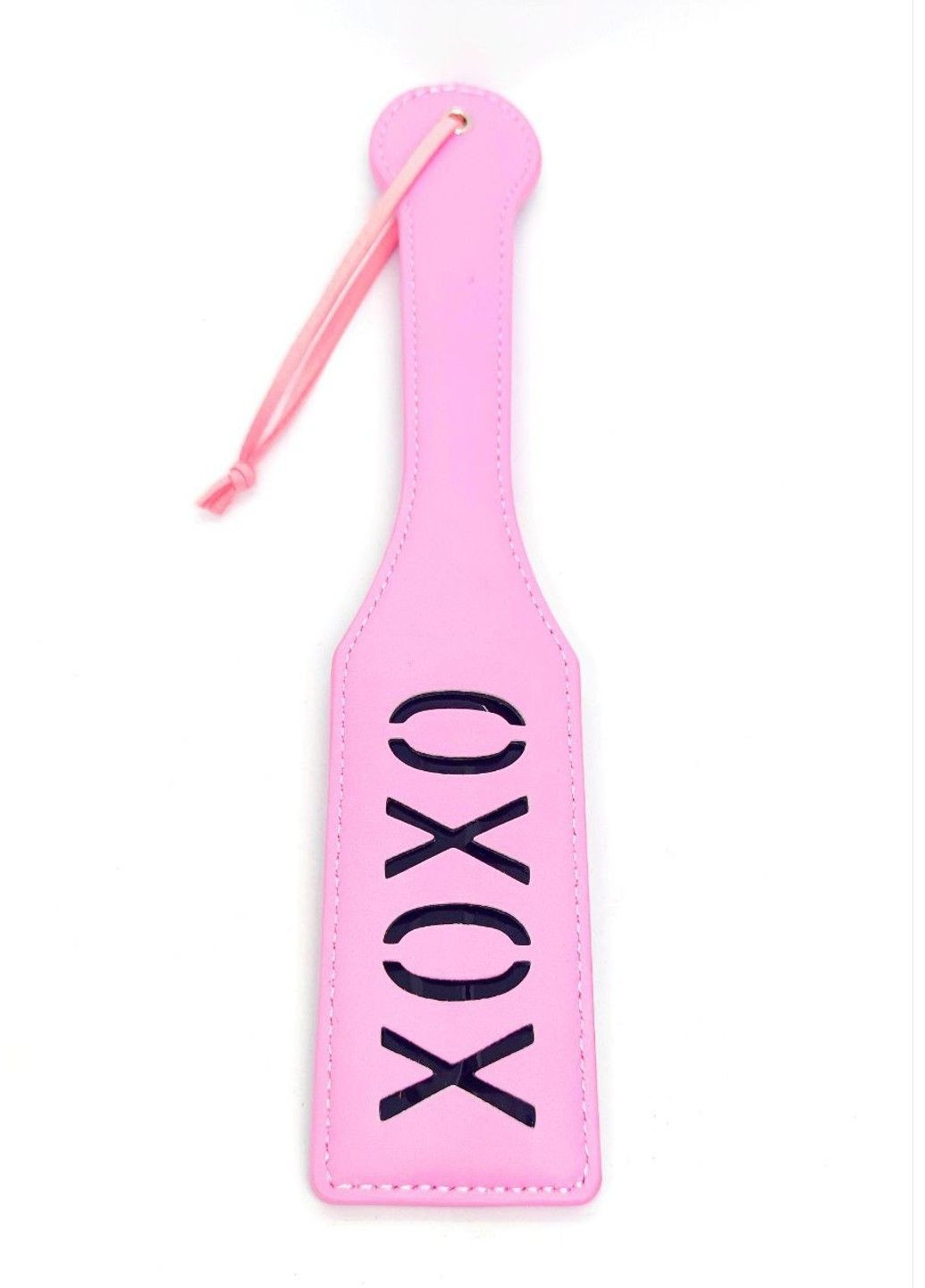 Шлепалка розовая квадратная з вырезом OXOX PADDLE 31,5 см DS Fetish (292011606)