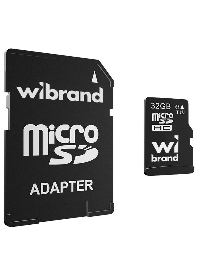 Карта памяти micro SDHC UHC-1 32Gb class 10 SD adaptor Wibrand (302503877)