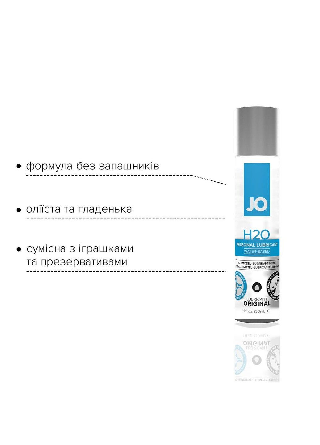 Смазка на водной основе H2O ORIGINAL 30мл Jo (316252367)