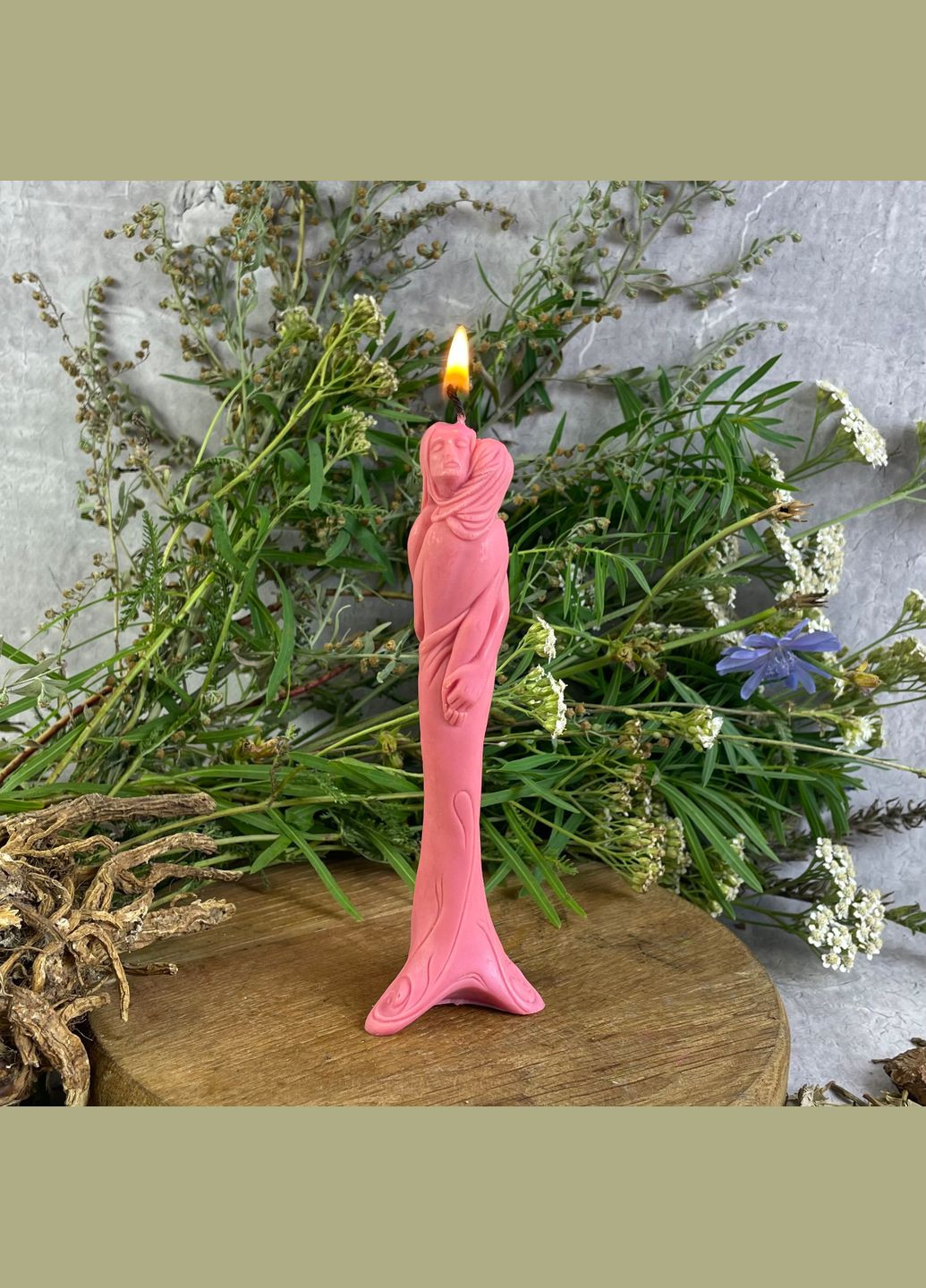 Воскова рожева свічка - Стелла кохання 5Candles (361259050)