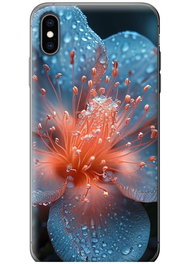 2D пластиковый чехол 'Роса на цветке' для Endorphone Apple iPhone XS Max (285116404)