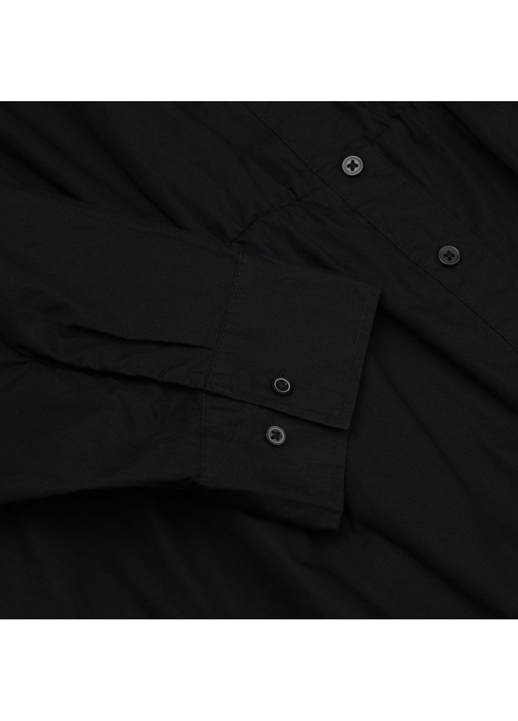 Чорна повсякденний плаття сорочка H&M однотонна