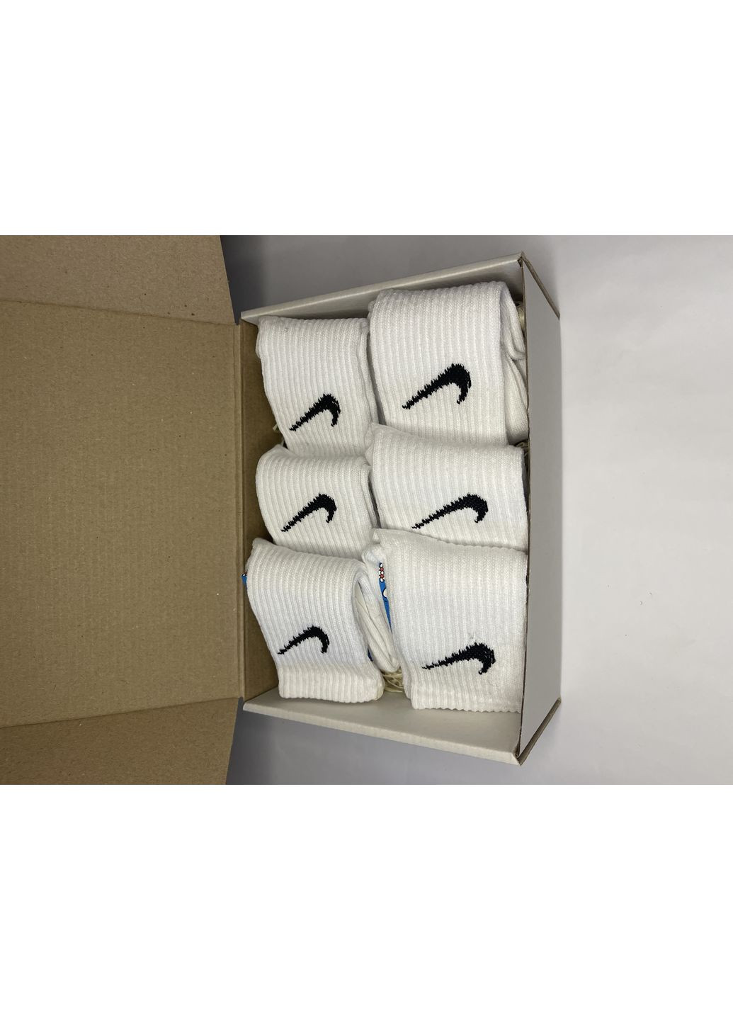 Дитячий подарунковий бокс шкарпеток з високою резинкою Nike, розмір 26-30 No Brand (354820418)