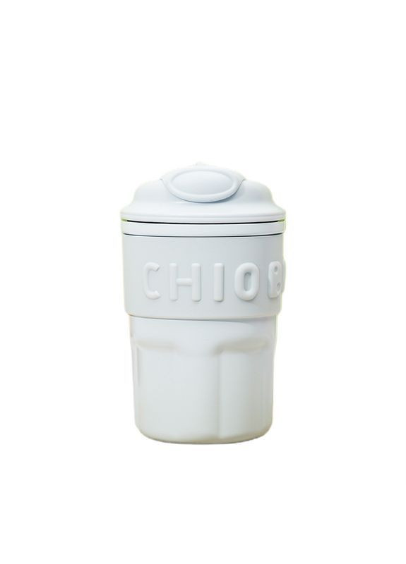 Термокружка Chiobbe 450 мл с трубочкой, голубой Yiwu HP-14-18BL No Brand (363978543)