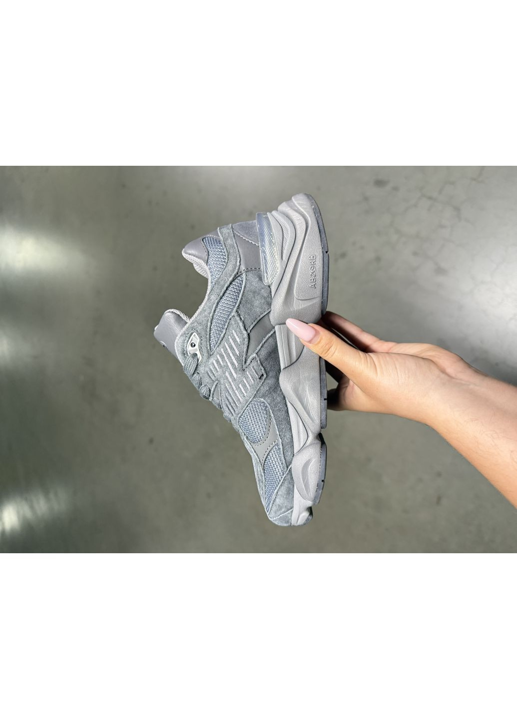 КРОСІВКИ ЖІНОЧІ NEW BALANCE 9060 GREY GRE НЬЮ БЕЛАНС 9060 No Brand сірі демісезони (367173446)