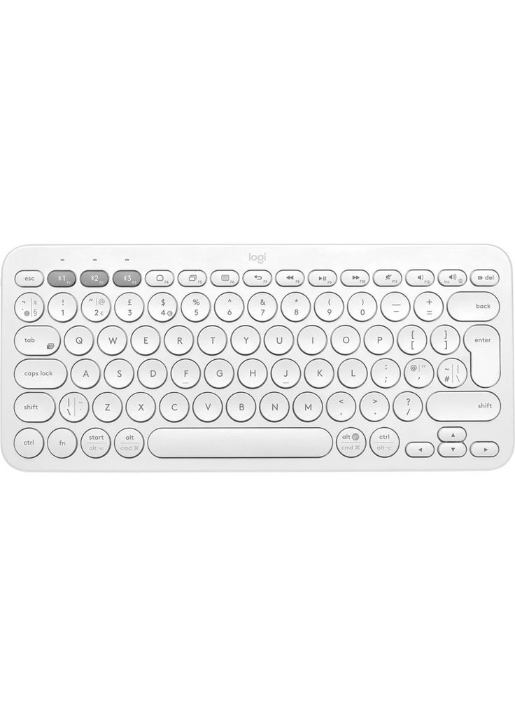 Клавіатура (m421718) Logitech K380s Multi-Device Bluetooth UA White (369035419)