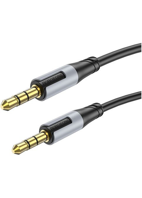 Кабель BL19 Creator AUX Audio Cable mini-jack 3.5mm 1м Black (6941991108310) Borofone (327008122)