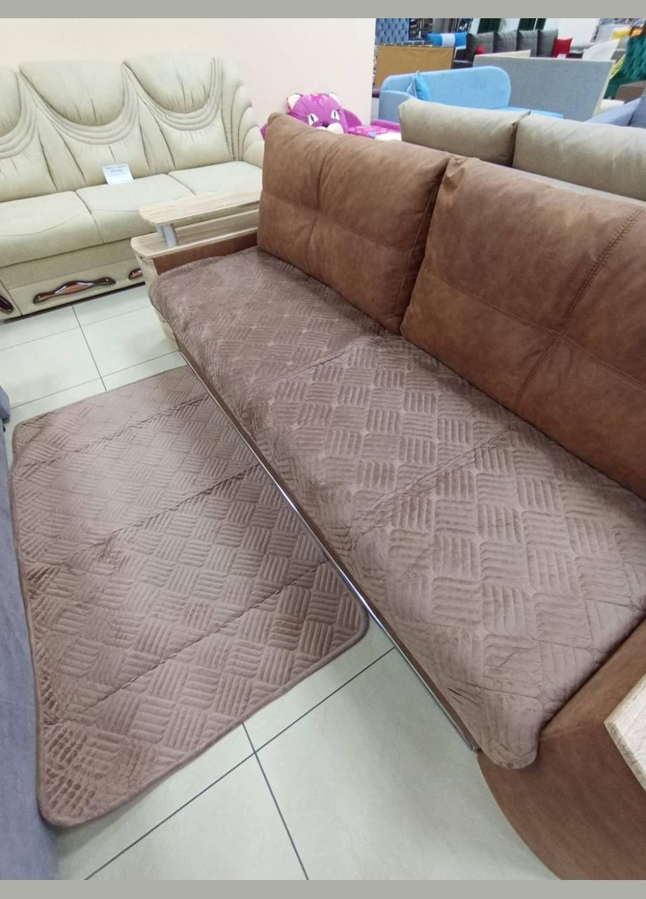 Набор накидок на диван Кофейный 1101-2 (1101-2-03) No Brand (348095332)