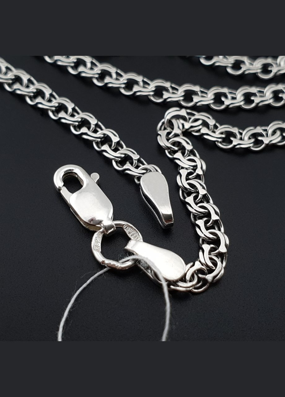 Комплект! Срібний ланцюжок із хрестиком. Чоловічий кулон і цепочка зі срібла 925 см ZLATO (277979726)