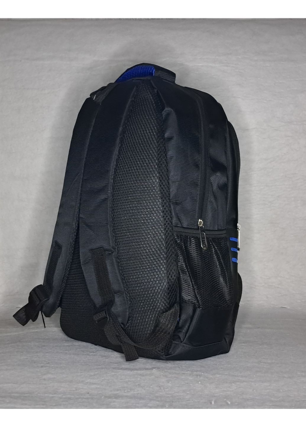 Черный рюкзак много карманов No Brand (365833537)