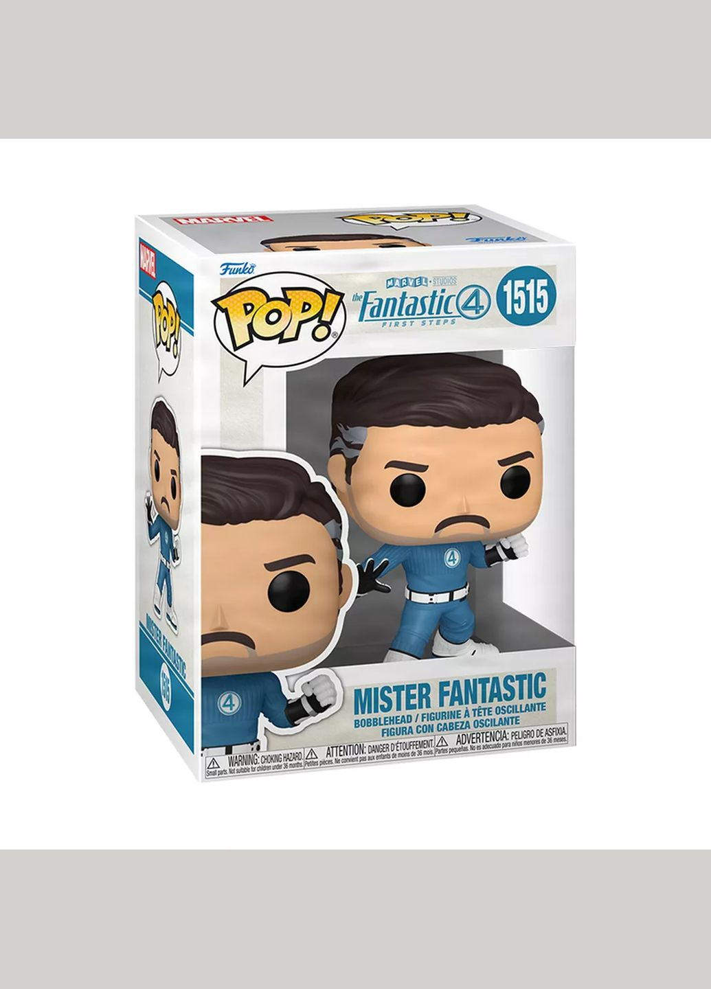 Набор фигурок Фантастическая 4 Первые шаги Мистер Фантастик (83584) Funko Pop (342716000)