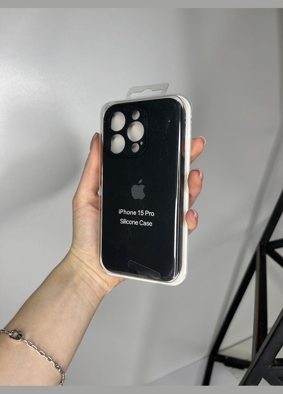 Чехол на iPhone 15 Pro квадратные борта чехол на айфон silicone case full camera на apple айфон Brand iphone15pro (293965152)