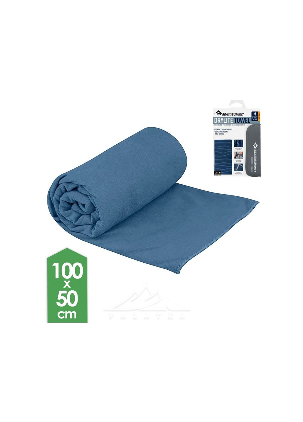 Sea To Summit полотенце drylite towel m синий производство -