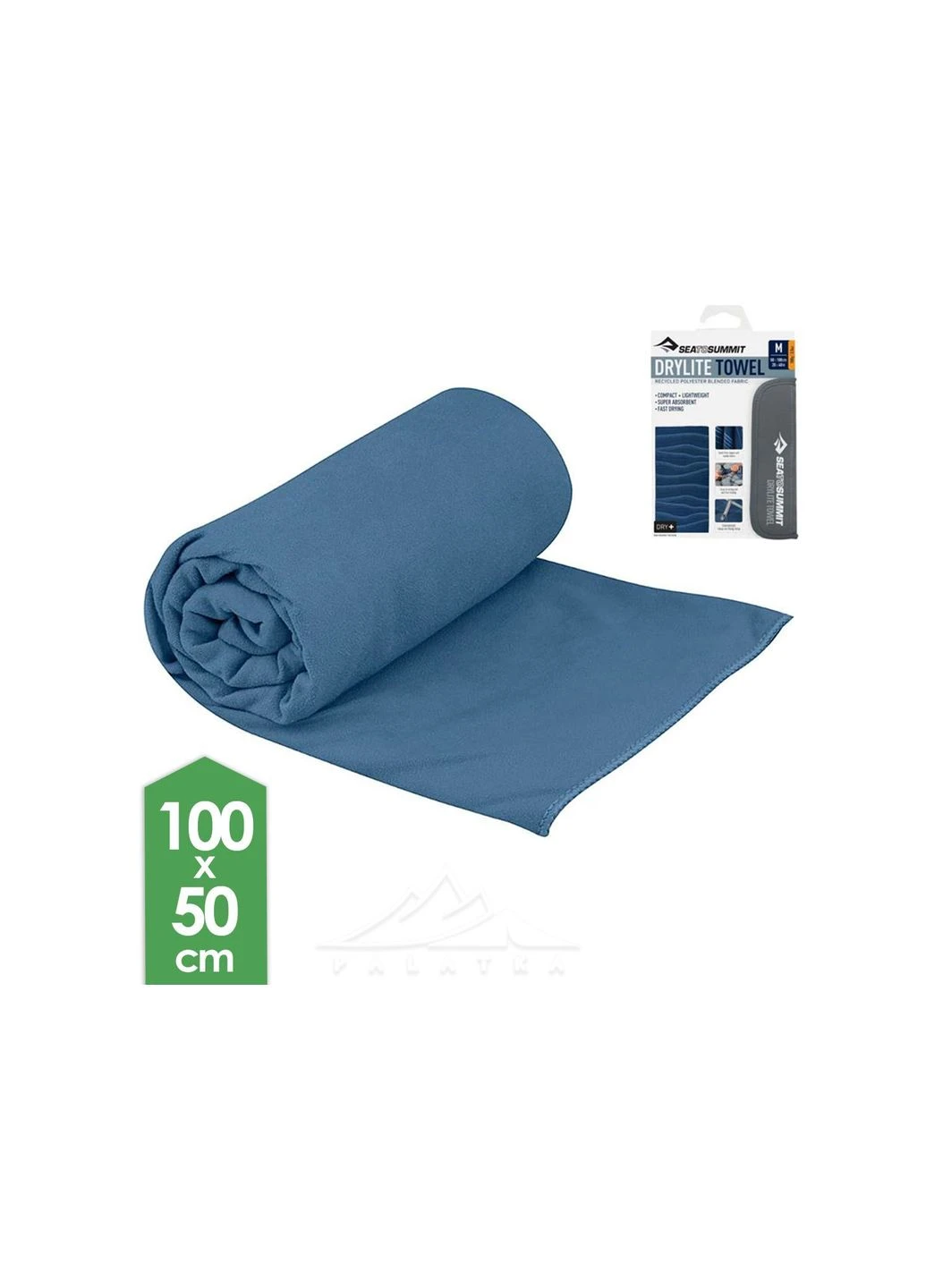 Полотенце DryLite Towel M Sea To Summit синий