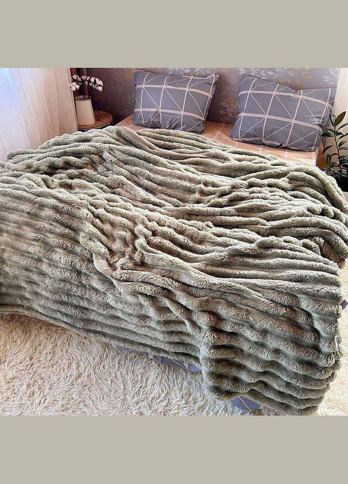 Плюшевый плед для дивана шарпей (П4К-Mpled003/2) No Brand (306633003)