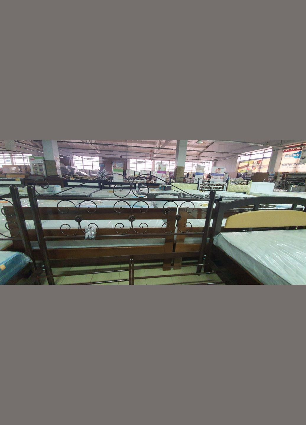 Двуспальная металлическая кровать Бегония от ТМ Теnero Tenero (315913107)