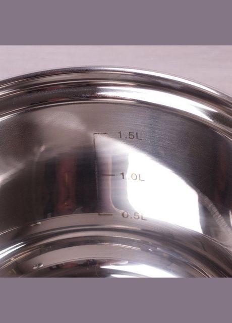 Кастрюля Mystery 1.5л со стеклянной крышкой Kamille (330020415)