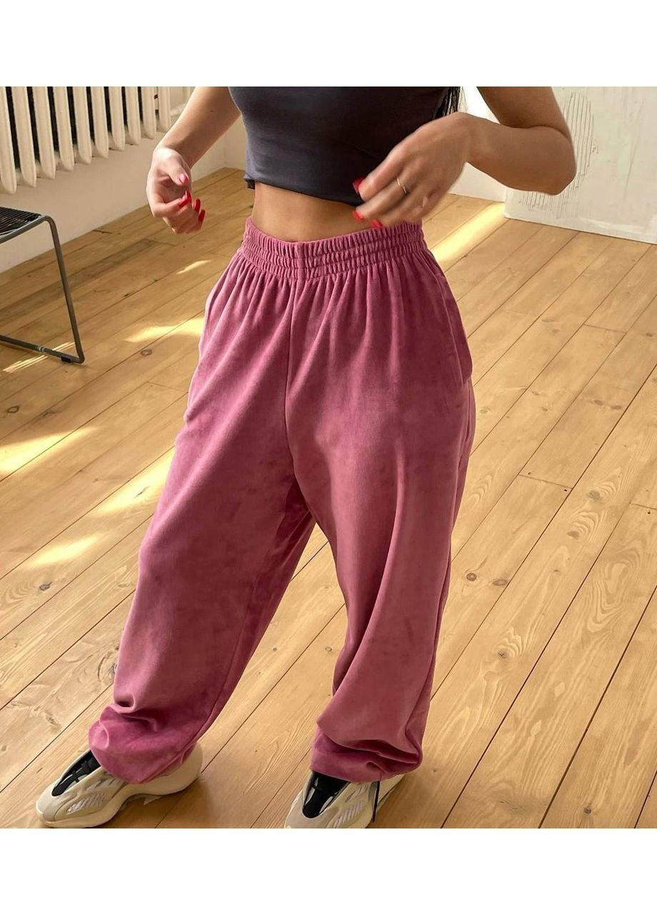 Жіночі рожеві штани No Brand (350948759)