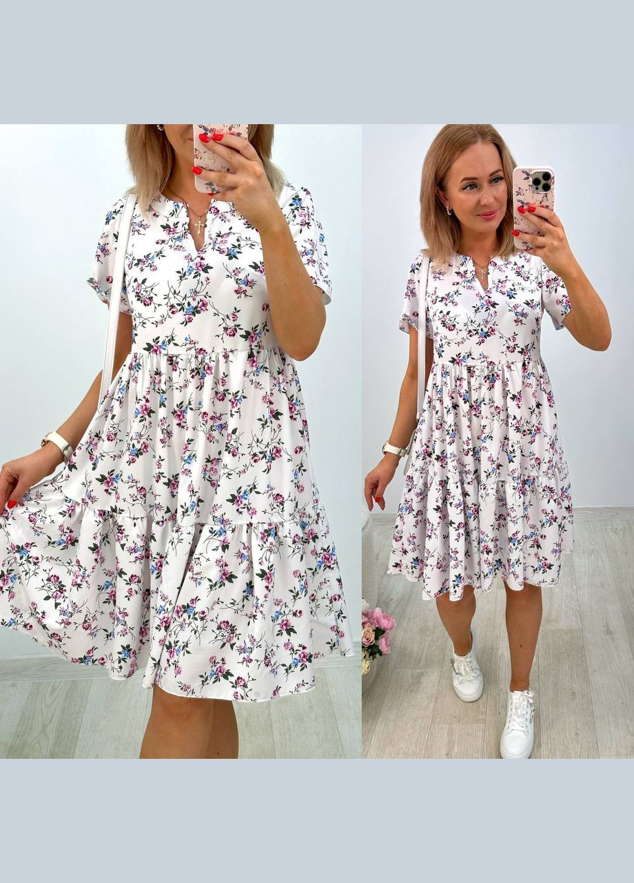 Білий легке плаття Fashion