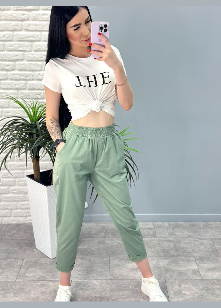 Літні штани з підворотом Fashion Girl (301474243)