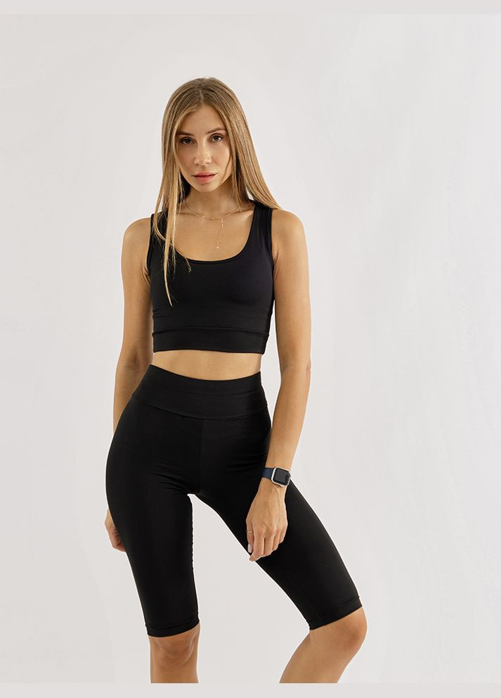 Жіночий спортивний топ колір чорний CB-00228689 PRENSES (319059929)