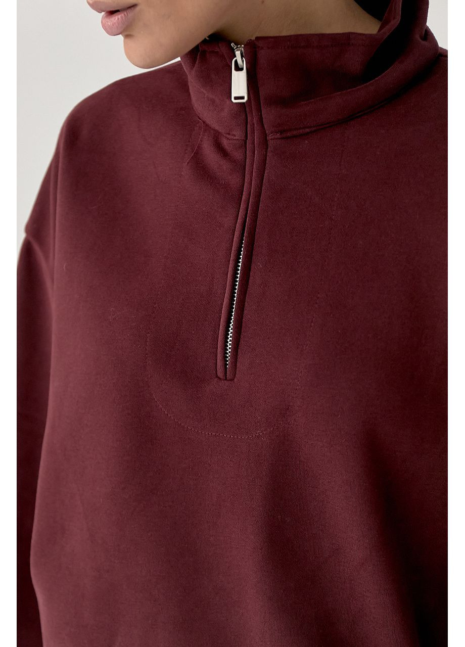 Зимовий однотонний спортивний костюм із затяжками Lurex (372255427)