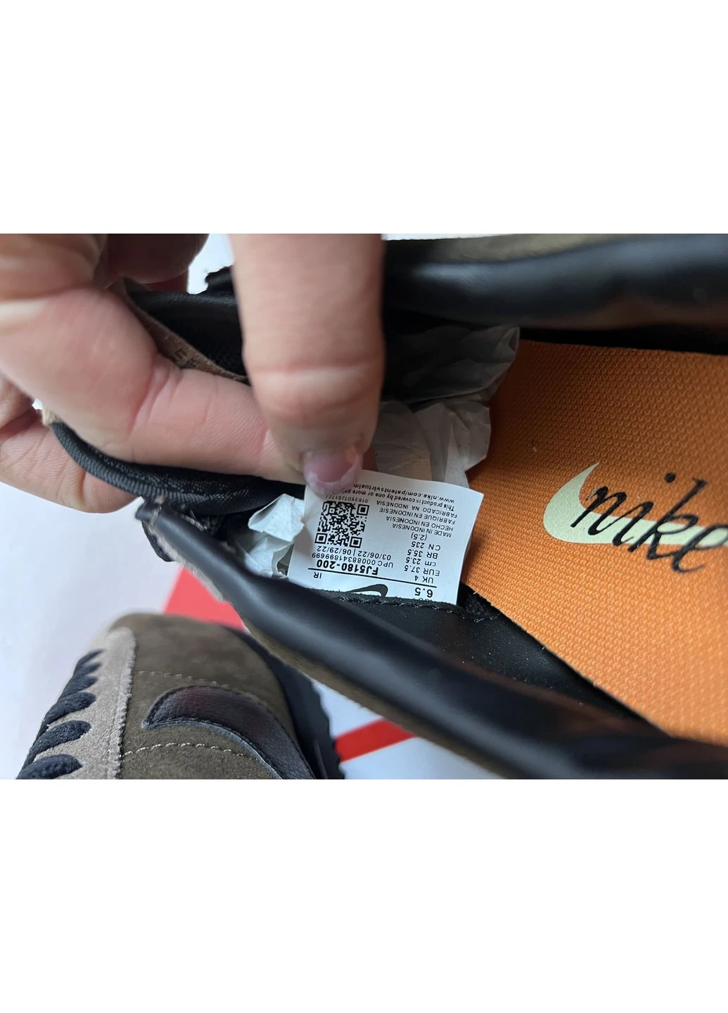 Чорні літні кросівки nike cortez brown black найк кортез No Brand