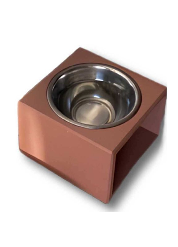 Миска металлическая на подставке для кошек и собак Куб L (4821001000454) Not only pets (327434396)