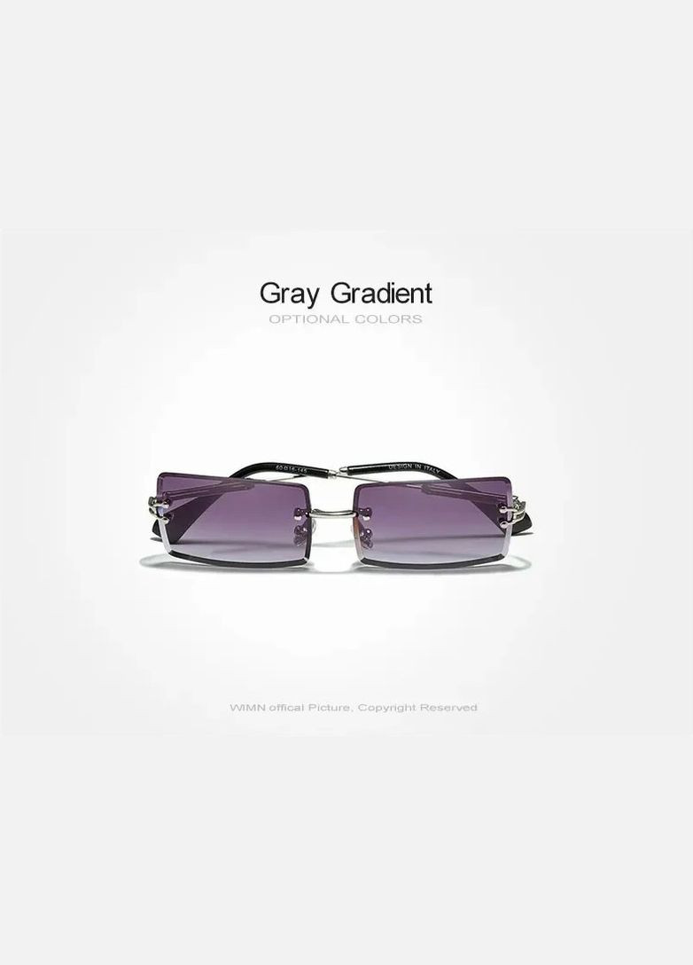 Женские градиентные солнцезащитные очки WIMN N810 Gray Gradient WIM (303401614)