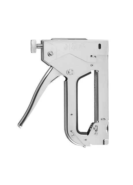 Степлер будівельний під скобу 11,3×0,7×4-14 мм, хром, STORM Intertool RT-0107 (376300098)