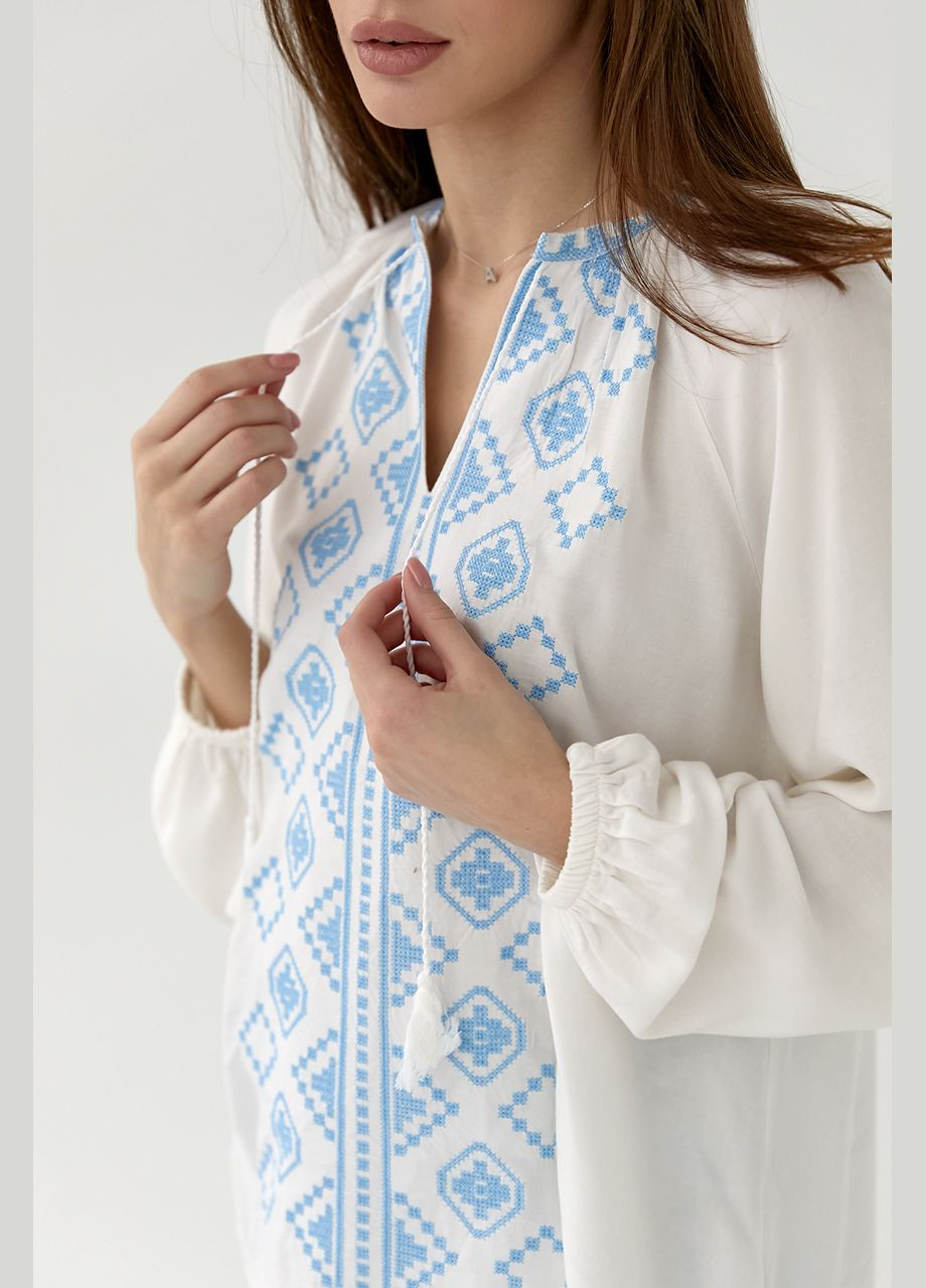 Жіноча вишиванка Мирослава біла ESQ 3105 (303898949)