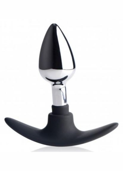 Анальний металевий затор Dark Invader Anal Plug Metal, Small Master Series (297131734)