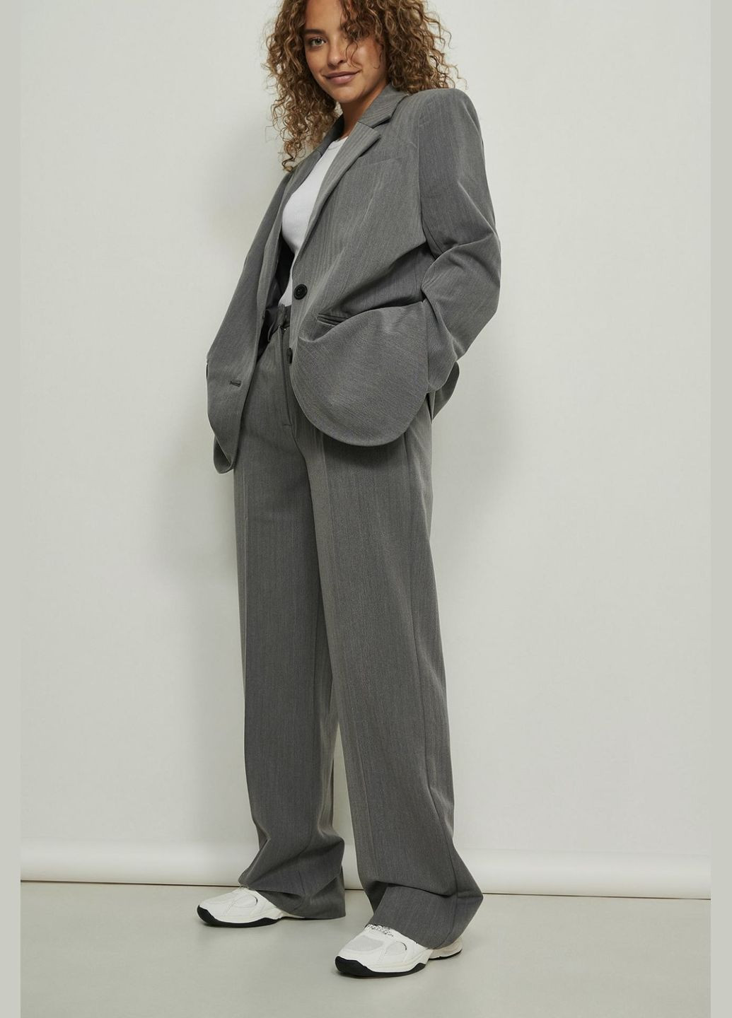 Кроссовки женские Белые 384- NA-KD белые всесезоны (295065959)