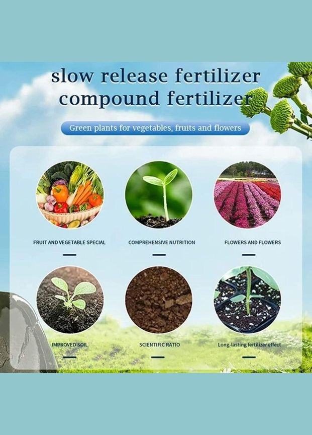 Универсальное удобрение для роста и питания растений таблетки 22 шт (2104618522) No Brand (329694904)