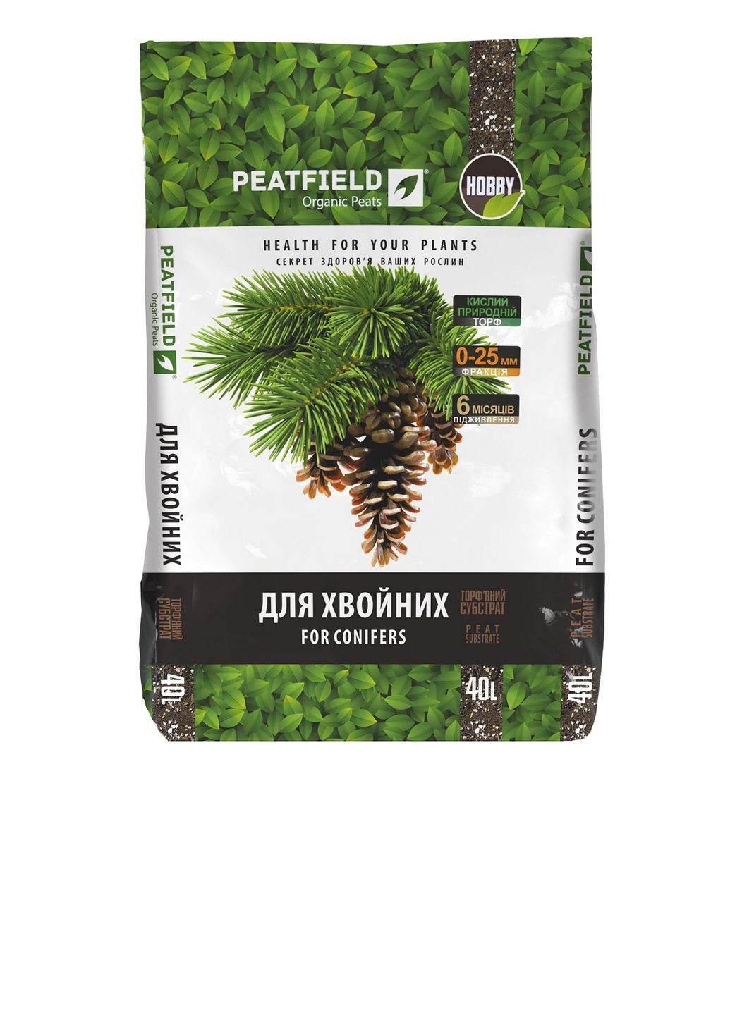 Грунт хвоя 40л PEATFIELD No Brand (333968408)