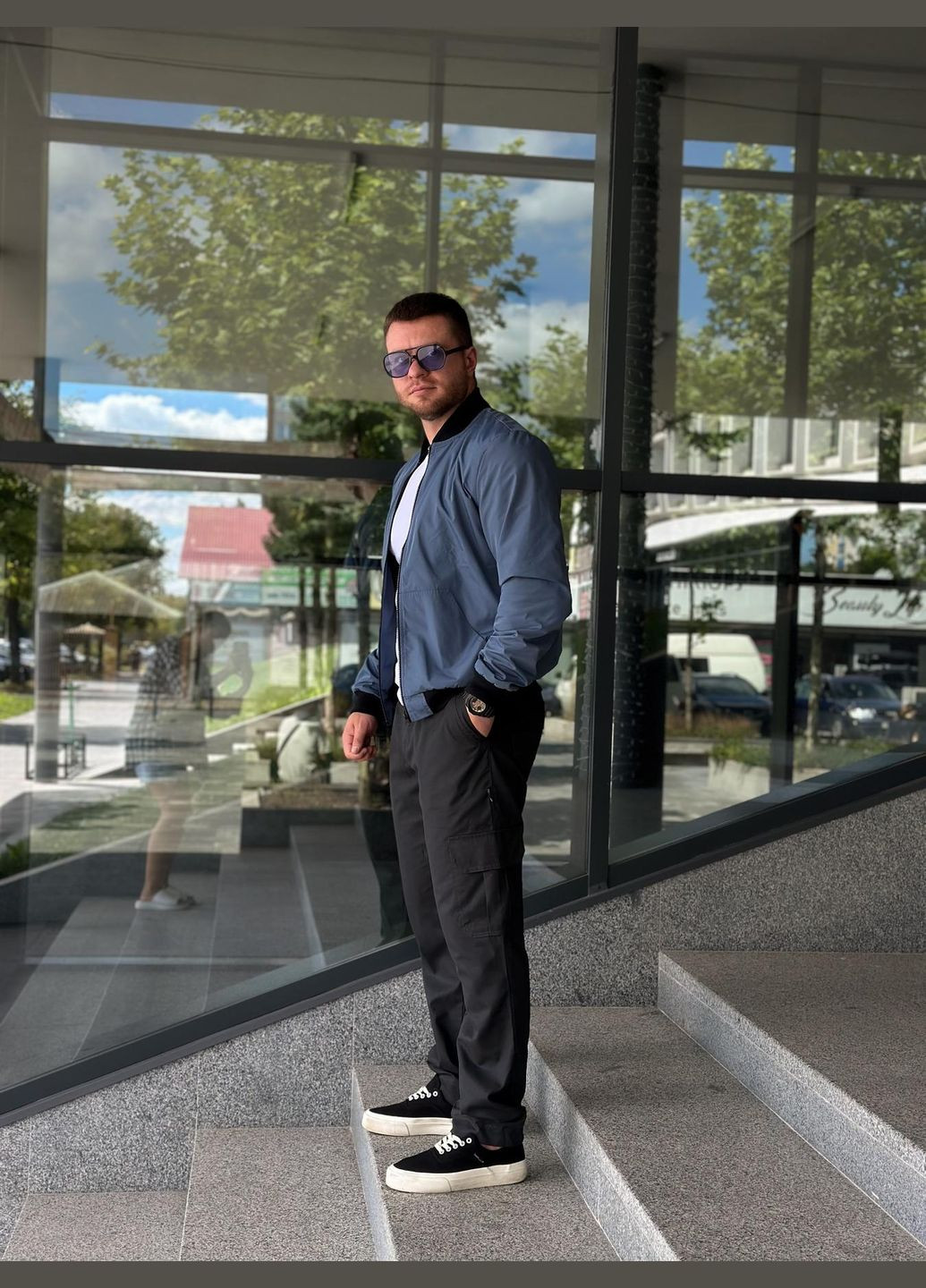 Легкий бомбер из водоотталкивающей ткани Vakko на молнии (327538415)